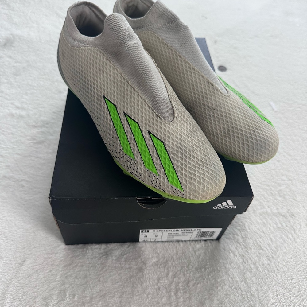 Adidas X Speedflow Messi.3 FG Cleats – Solar Gold – M 8/W 9, Good